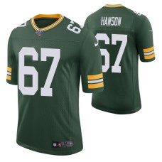 Packers Jake Hanson 2020 NFL Draft Green Jersey Vapor Limited