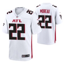 Atlanta Falcons #22 Fabian Moreau White Game Jersey