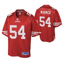 San Francisco 49ers Fred Warner Scarlet Pro Line Jersey