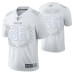 Buffalo Bills #26 Devin Singletary Vapor Limited White Platinum Jersey