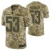 Los Angeles Chargers #53 Mike Pouncey Camo 2018 Salute to Service Jersey Men