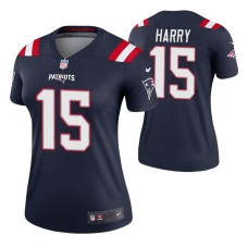 Women N'Keal Harry #15 New England Patriots White Legend Jersey