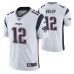 Men New England Patriots Tom Brady White 100th Season Vapor Limited Jersey