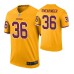 Nike Washington Redskins #36 D.J. Swearinger Gold Jersey Color Rush