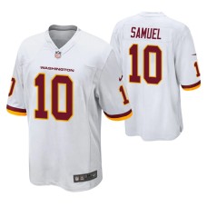 Washington Football Team #10 Curtis Samuel White Game Jersey