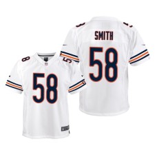 Youth Chicago Bears #58 Roquan Smith White Nike Team Color Game Jersey