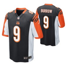 Joe Burrow Bengals 2020 NFL Draft Men Black Game Jersey