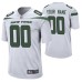 Men New York Jets #00 Custom Nike White Player Game Jersey