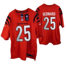 Cincinnati Bengals #25 Giovani Bernard Game Orange Jersey