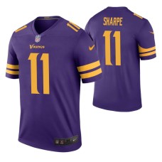 Tajae Sharpe Minnesota Vikings Purple Color Rush Legend Jersey