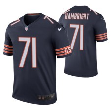 Arlington Hambright Chicago Bears Navy 2020 NFL Draft Color Rush legend Jersey