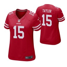 San Francisco 49ers Trent Taylor Scarlet Game Jersey