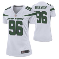 New York Jets #96 Henry Anderson Nike White Women Player Game Jersey