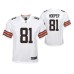 Youth Cleveland Browns Austin Hooper Game #81 White Jersey