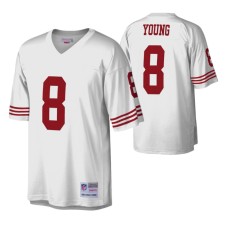 Men San Francisco 49ers Steve Young White Legacy Replica Jersey