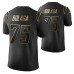 Los Angeles Chargers No. 75 Bryan Bulaga Golden Limited Black Jersey