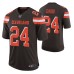 Cleveland Browns Nick Chubb Brown 100th Season Vapor Limited Jersey