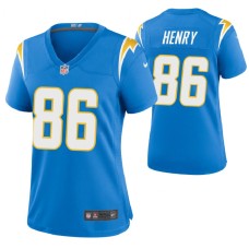 Women Los Angeles Chargers Hunter Henry #86 Game Powder Blue Jersey