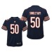 Youth Chicago Bears #50 Mike Singletary Navy Nike Team Color Game Jersey