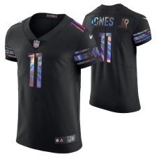 Men Detroit Lions Marvin Jones Jr. #11 Vapor Elite Black Golden Edition Jersey