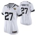 Women Jacksonville Jaguars #27 Leonard Fournette White Nike Game Jersey