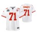 Mitchell Schwartz Kansas City Chiefs Super Bowl LIV Youth White Game Jersey