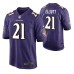 Men Baltimore Ravens #21 DeShon Elliott Purple Nike Game Jersey