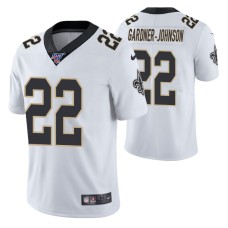 New Orleans Saints Chauncey Gardner-Johnson White 100th Season Vapor Limited Jersey