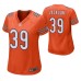 Women Chicago Bears #39 Eddie Jackson Orange Nike Game Jersey