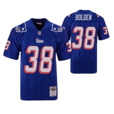 New England Patriots Brandon Bolden Royal Throwback Men Jersey