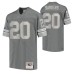 Barry Sanders Detroit Lions Metal Replica Jersey Charcoal