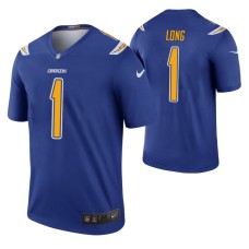 Los Angeles Chargers Ty Long Royal Color Rush Legend Men Jersey