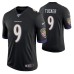 Men Baltimore Ravens Justin Tucker Black 100th Season Limited Jersey