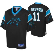 Men Carolina Panthers Robby Anderson Icon Black Jersey