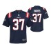 Youth New England Patriots Damien Harris Game #37 Navy Jersey