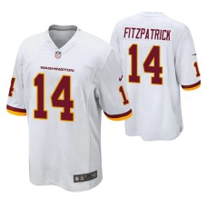 Washington Football Team #14 Ryan Fitzpatrick White Game Jersey