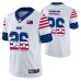 New York Giants Saquon Barkley White Independence Day Vapor Limited Jersey