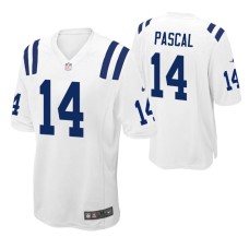 Men Indianapolis Colts #14 Zach Pascal White Nike Game Jersey