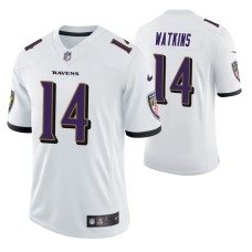 Sammy Watkins NO. 14 Vapor Limited White Baltimore Ravens Jersey