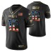 New England Patriots Tom Brady Black Independence Day Golden Jersey