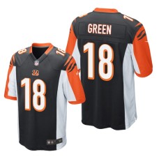 Youth Cincinnati Bengals #18 A.J. Green Black Nike Team Color Game Jersey