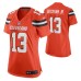 Cleveland Browns Odell Beckham Jr. Orange Game Women Jersey