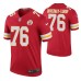 Men Laurent Duvernay-Tardif #76 Kansas City Chiefs Red Color Rush Legend Jersey