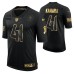 Men New Orleans Saints No. 41 Alvin Kamara Golden Limited Black Jersey