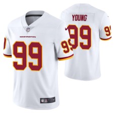 Chase Young #99 Vapor Limited White Washington Football Team Jersey