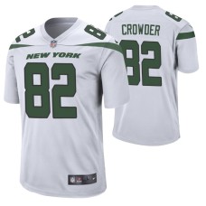 Men New York Jets #82 Jamison Crowder Nike White Player Game Jersey