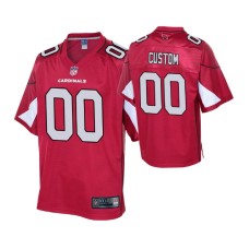 Youth Arizona Cardinals #00 Custom Cardinal Pro Line Jersey