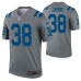 Men T.J. Carrie Indianapolis Colts Jersey Gray Inverted Legend