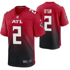 Men Atlanta Falcons Matt Ryan #2 Game Red Jersey