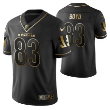 Men Tyler Boyd Black Cincinnati Bengals Golden Edition Vapor Untouchable Limited Jersey